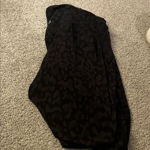 lululemon athletica Black cheetah Align Joggers, Full Length